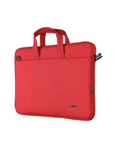 Trust Bologna Maletin para Portatil hasta 16"" - Fabricado con Materiales Reciclados - Compartimento Exterior - Acolchado - Asa