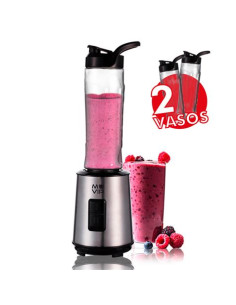 Muvip Batidora Smoothie 300W Inox 2 Vasos 600ml - Color Varios