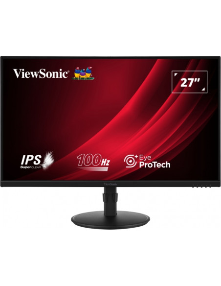 Viewsonic Monitor 27" VG2708A-MHD LED IPS FullHD - 16:9 - VGA - HDMI - DisplayPort - Altavoces - Ajustable en Altura - Color Ne