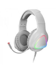 Mars Gaming MH122 Auriculares Gaming - Sonido Hi-Fi Ultra-Bass - Iluminacion FRGB - Cancelacion de Ruido Pasiva - Compatibilidad