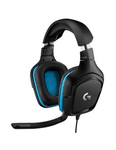 Logitech G432 Auriculares Gaming USB DTS 7.1 con Microfono - Microfono Plegable - Diadema Ajustable - Almohadillas Acolchadas -