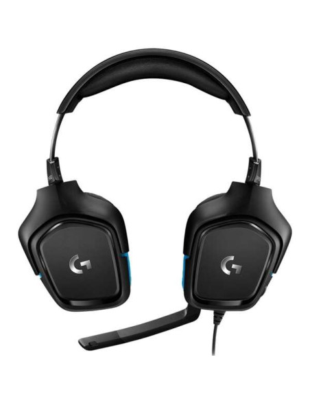 Logitech G432 Auriculares Gaming USB DTS 7.1 con Microfono - Microfono Plegable - Diadema Ajustable - Almohadillas Acolchadas -