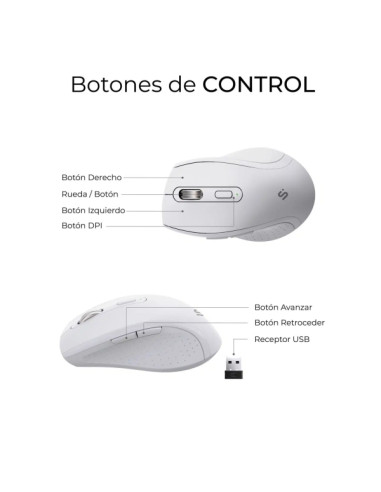 Subblim Dual Office Prowave White Pack de...