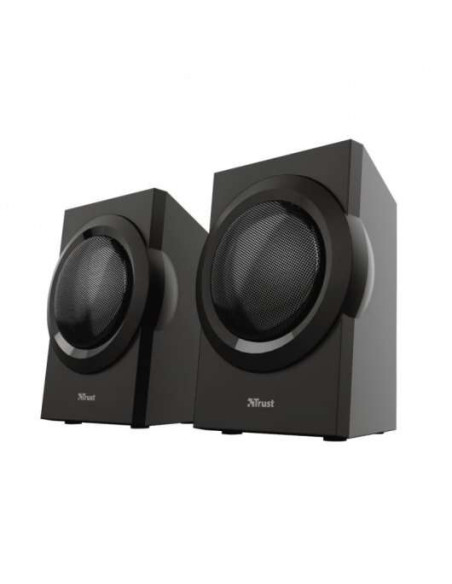 Trust Yuri Sistema de Altavoces 2.1 120W - Subwoofer 30W - Control de Bajos - Cable de 1.50m - Color Negro