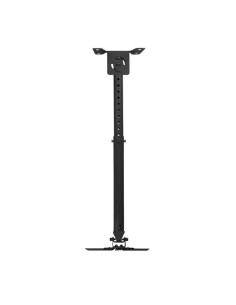 Tooq Soporte de Techo para Proyector - Inclinable y Giratorio - Apto para Techos Inclinados - Peso Max 20Kg - Color Negro 2