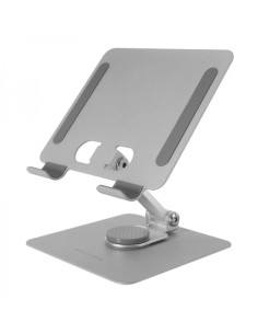 Mars Gaming MA-RST Soporte Tablet Convertible - Acero Resistente - Rotacion 360º - Ajuste Altura 180º - Ultrafino y Plegable - B