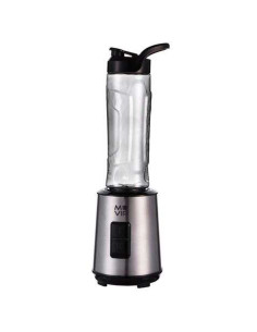 Muvip Batidora de Vaso 300W 600ml - 2 Velocidades - Cuerpo y Chuchillas de Acero Inoxidable - Bloqueo de Seguridad - Luz LED