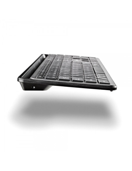 NGS Pack Teclado + Raton Inalambricos Multifuncion - Silencioso - 12 Teclas Multimedia - Color Gris