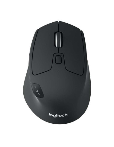 Logitech M720 Triathlon Raton Inalambrico Bluetooth 1000dpi - 7 Botones - Uso Diestro - Color Negro
