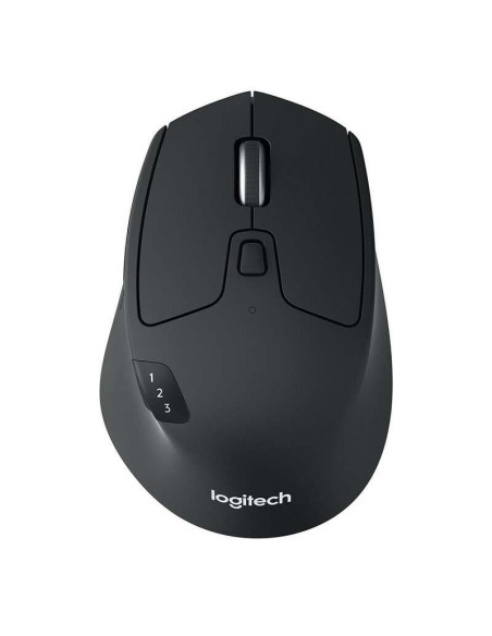 Logitech M720 Triathlon Raton Inalambrico Bluetooth 1000dpi - 7 Botones - Uso Diestro - Color Negro