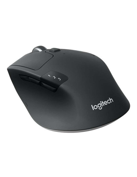 Logitech M720 Triathlon Raton Inalambrico Bluetooth 1000dpi - 7 Botones - Uso Diestro - Color Negro