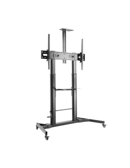 Aisens Soporte de Suelo para TV/Monitor de 60" a 100" - Max 100kg - Ajustable en altura - Movimiento Horizontal y Vertical