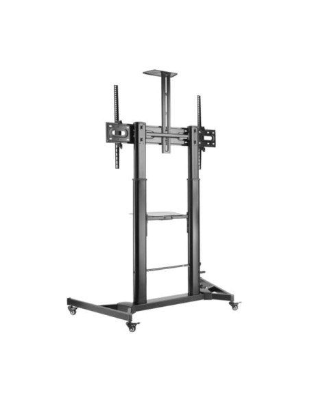 Aisens Soporte de Suelo para TV/Monitor de 60" a 100" - Max 100kg - Ajustable en altura - Movimiento Horizontal y Vertical