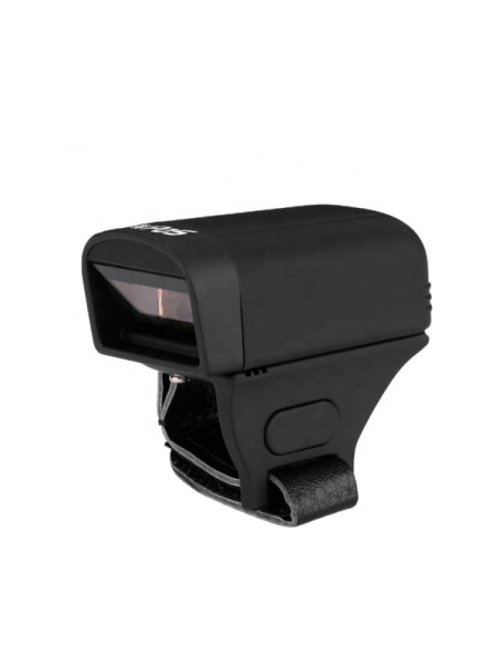 AVPos Lector de Codigos Portatil Finger BT02 - Codigos 1D, 2D y QR - USB y Serie - Bluetooth - 300mAh - Color Negro