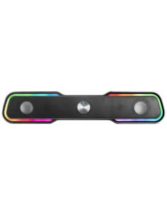Mars Gaming MSBX Barra de Sonido Bluetooth 10W - Iluminacion RGB - Control de Volumen - Color Negro 2