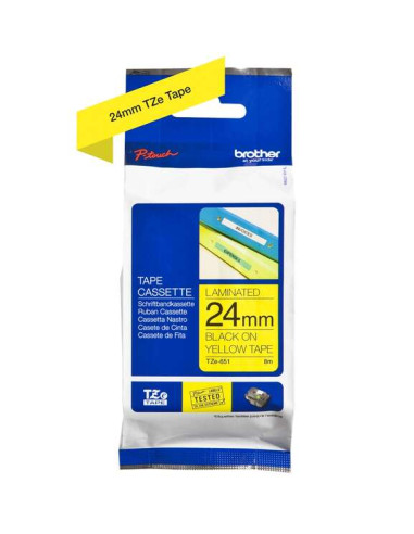 Brother TZe651 Cinta Laminada Original de...