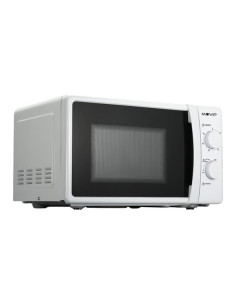 Muvip Microondas - Capacidad 20L - Potencia 700W - 6 Niveles de Potencia - Temporizador 30min - Descongelacion - Color Blanco