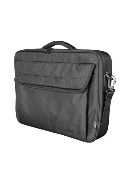 Trust Atlanta Maletin para Portatil hasta 15.6" - Fabricado con Materiales Reciclados - Compartimento Exterior - Acolchado - Co