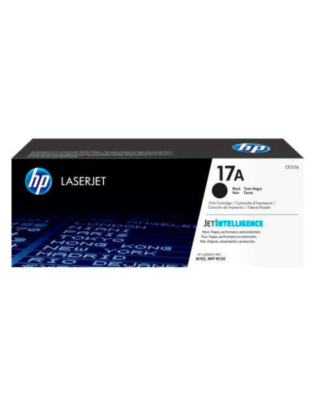 HP CF217A Negro Cartucho de Toner Original - 17A