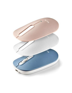 NGS Raton Inalambrico Recargable Multimodo y Silencioso - 2 Carcasas de Recambio - 4 Botones