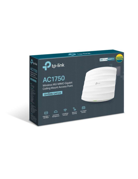 TP-Link Punto de Acceso Gigabit Inalambrico de Doble Banda AC1750 - Montaje de Techo