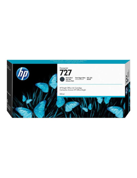 HP 727 Negro Mate Cartucho de Tinta Original - C1Q12A