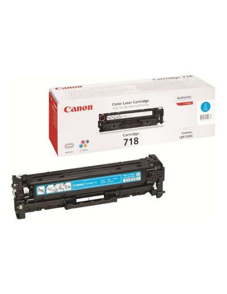 Canon 718 Cyan Cartucho de Toner Original - 2661B002/2661B014