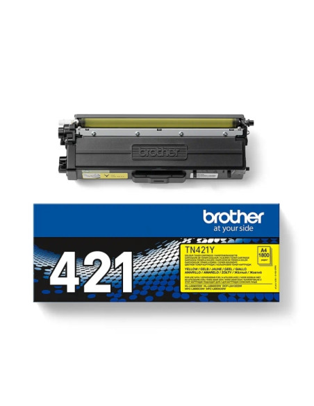 Brother TN421 Amarillo Cartucho de Toner Original - TN421Y