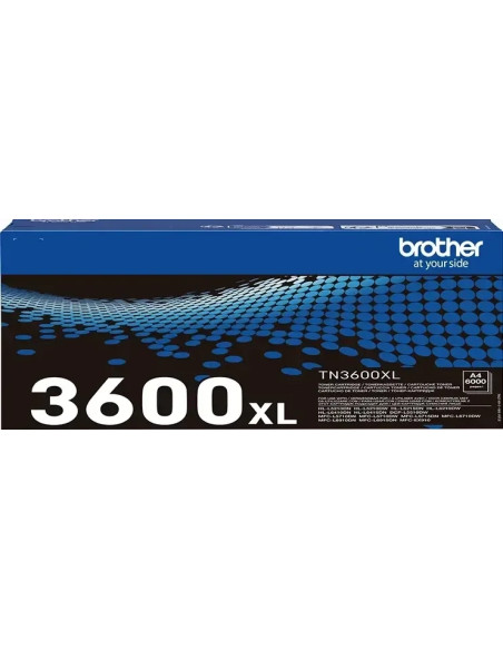 Brother TN3600XL Negro Cartucho de Toner Original - TN3600XL