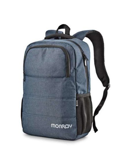 NGS Sacks Charter Mochila para Portatil hasta 15.6" - Suave Acolchado Interno - Bolsillo Central y Laterales - Tirantes Acolcha