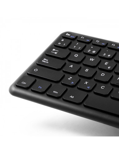 Coolbox TEW01-BK Teclado Inalambrico Touchpad -...