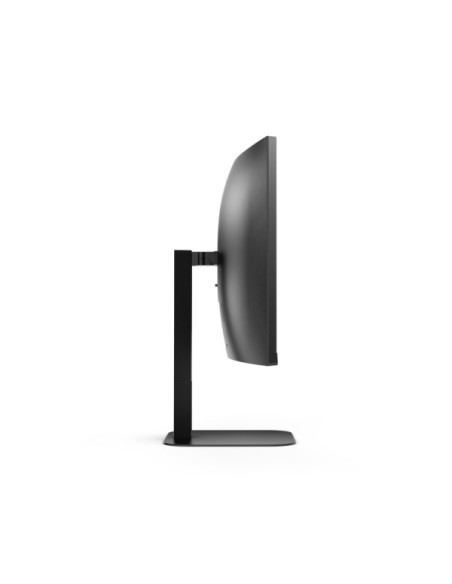 AOC Monitor 34"" Curvo LED VA WQHD 100Hz FreeSync - Respuesta 1ms - Altura e Inclinacion Ajustables - Altavoces 10W - Angulo de