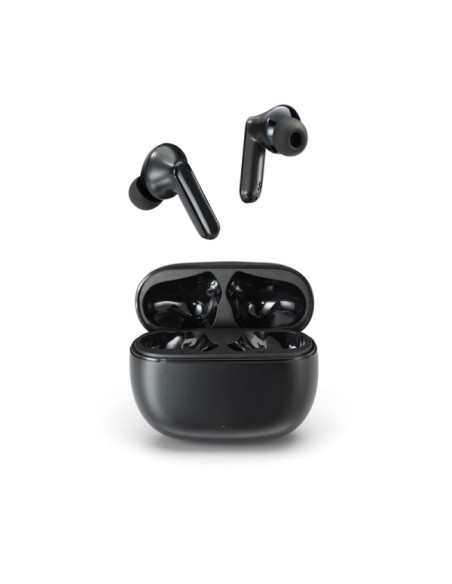 Motorola Moto Buds 125 Auriculares True Wireless - Microfonos Dual ENC - Hasta 17 Horas Autonomia - IPX5 - Color Negro