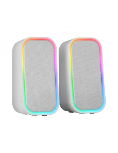 Mars Gaming MS-OM Altavoces - Sonido 20W - Chipset DSP - Iluminacion RGB - Bluetooth 5.3 - AUX-IN - Control Intuitivo - Compatib
