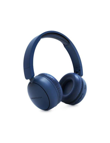 Energy Sistem Auriculares Bluetooth con Radio FM - Plastico 100% Reciclado - Reproductor MP3 y MicroSD - Color Azul