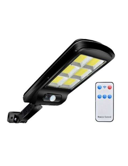 Elbat Cob Farola Led Solar - 4500LM - Luz Fria 6500K - Sensor de Movimiento