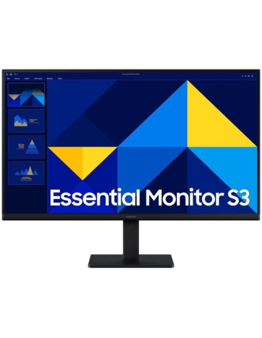 Samsung Essential S3 Monitor 27" LCD IPS FullHD 1080p 100Hz - Respuesta 5ms - Angulo de Vision 178  - HDMI - VESA  100x100mm
