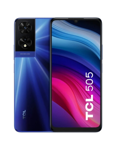 TCL 505 Smartphone 6.75" - 8GB - 128GB - Camara 50MP - Bateria 5010mAh - Color Azul