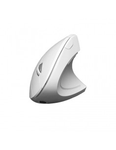 Subblim Glide Vertical Ergo Dual Raton Vertical Bluetooth, USB 2.4Ghz 4000dpi - 5 Botones - Uso Diestro - Color Blanco