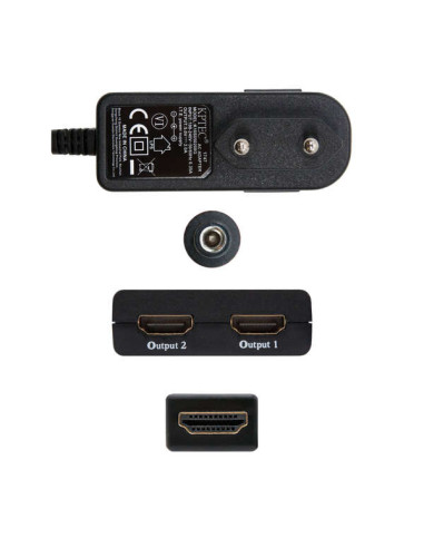 Nanocable Duplicador HDMI Alta Velocidad para 2...
