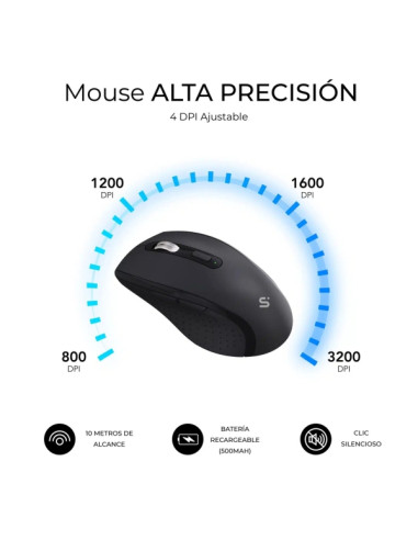 Subblim Dual Office Prowave Black Pack de...