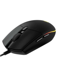 Logitech G203 Lightsync Raton USB 8000dpi - 5 Botones Programables - Iluminacion RGB Lightsync - Uso Diestro - Cable de 2.10m - 2