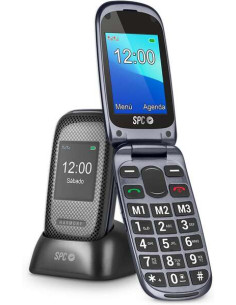 SPC Telefono Movil para Mayores con Botones Grandes - Tapa y Botones Retroiluminados - Boton SOS y Botones de Marcacion Directa