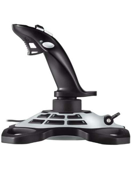 Logitech Extreme 3D Pro Joystick USB - 12 Botones Programables - Disparador Rapido - Ergonomico - Base Solida y Estable - Color