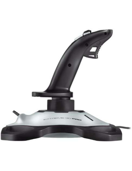 Logitech Extreme 3D Pro Joystick USB - 12 Botones Programables - Disparador Rapido - Ergonomico - Base Solida y Estable - Color