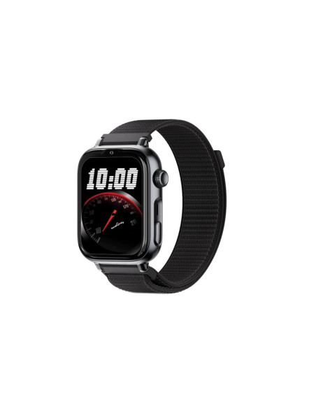 Savefamily Reloj Inteligente Infantil SaveWatch Plus 2 - Pantalla Amoled - Carcasa Negra - Correa Tela Negra