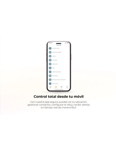 Savefamily Reloj Inteligente Smartwatch Infantil SaveWatch Plus 2 - Pantalla Amoled - Carcasa Negra - Correa Tela Negra