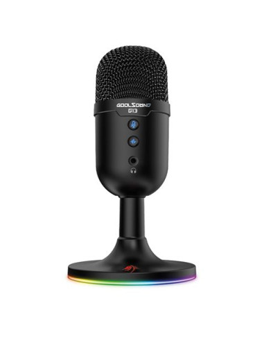 Coolsound Microfono Gaming G13 - Iluminacion RGB - USB - Cancelacion de ruido