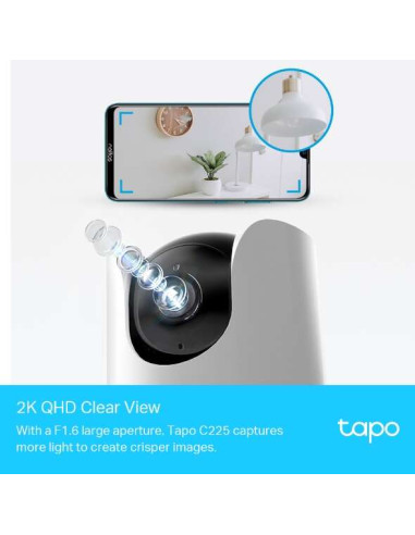 TP-Link Tapo C225 Camara de Seguridad WiFi 2K...