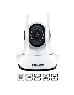 Camview Camara IP Motorizada Inalambrica para Interior 2Mp 1080p - Lente Fija 3.6mm - Microfono y Altavoz Incorporado - Rotacion